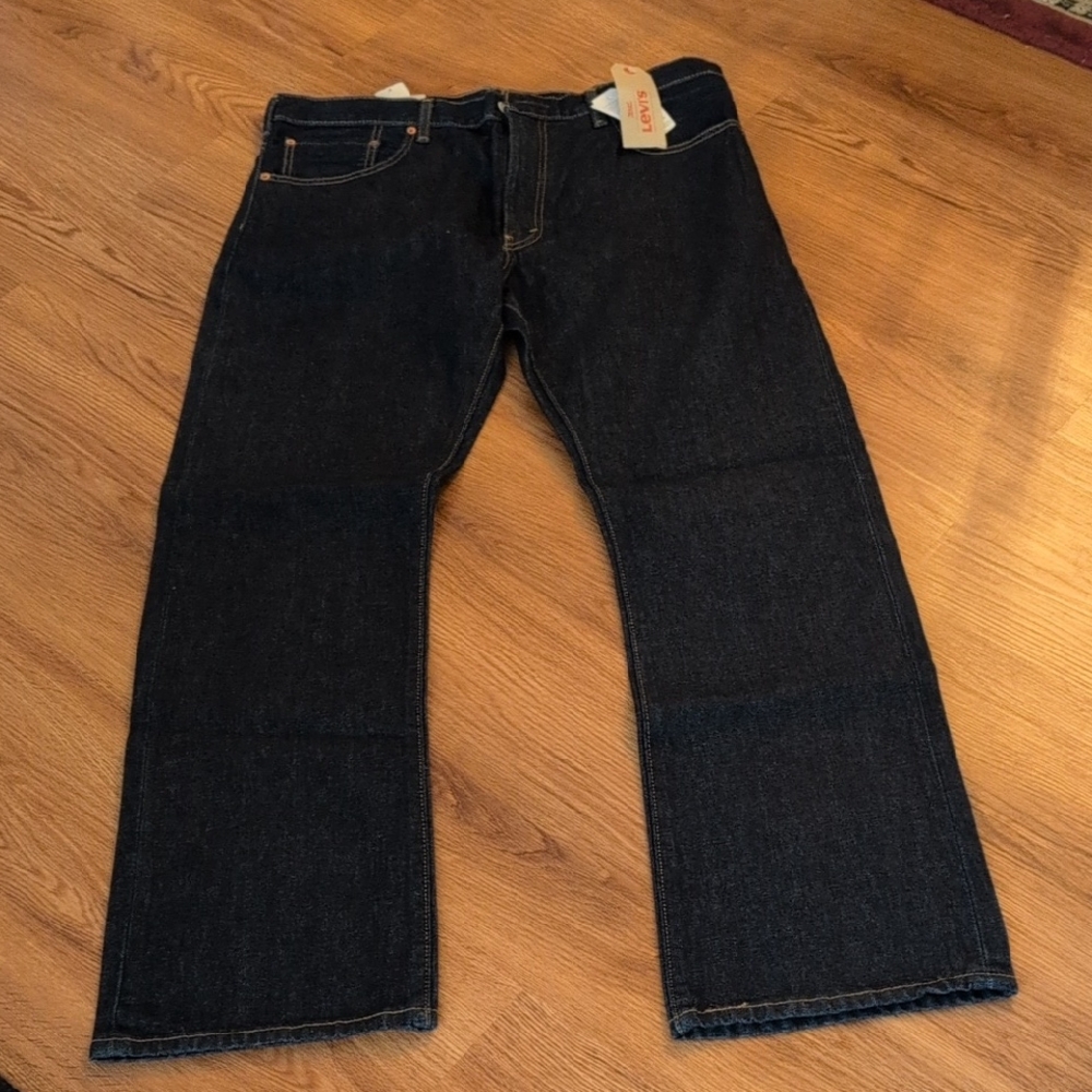 Levi's Men's Deep Indigo Boot Cut Jeans Size 38/32